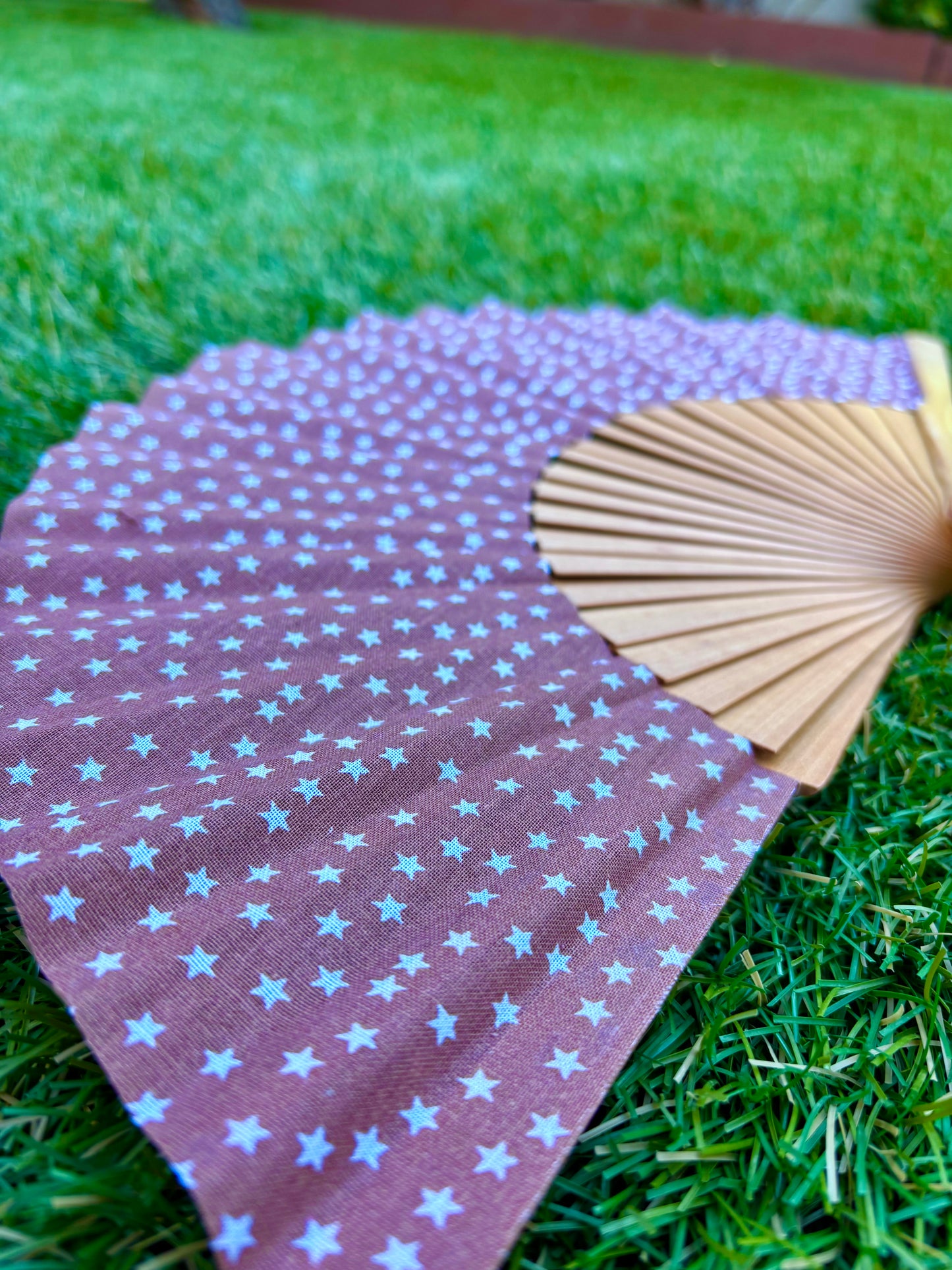 Abanico estrellas azules