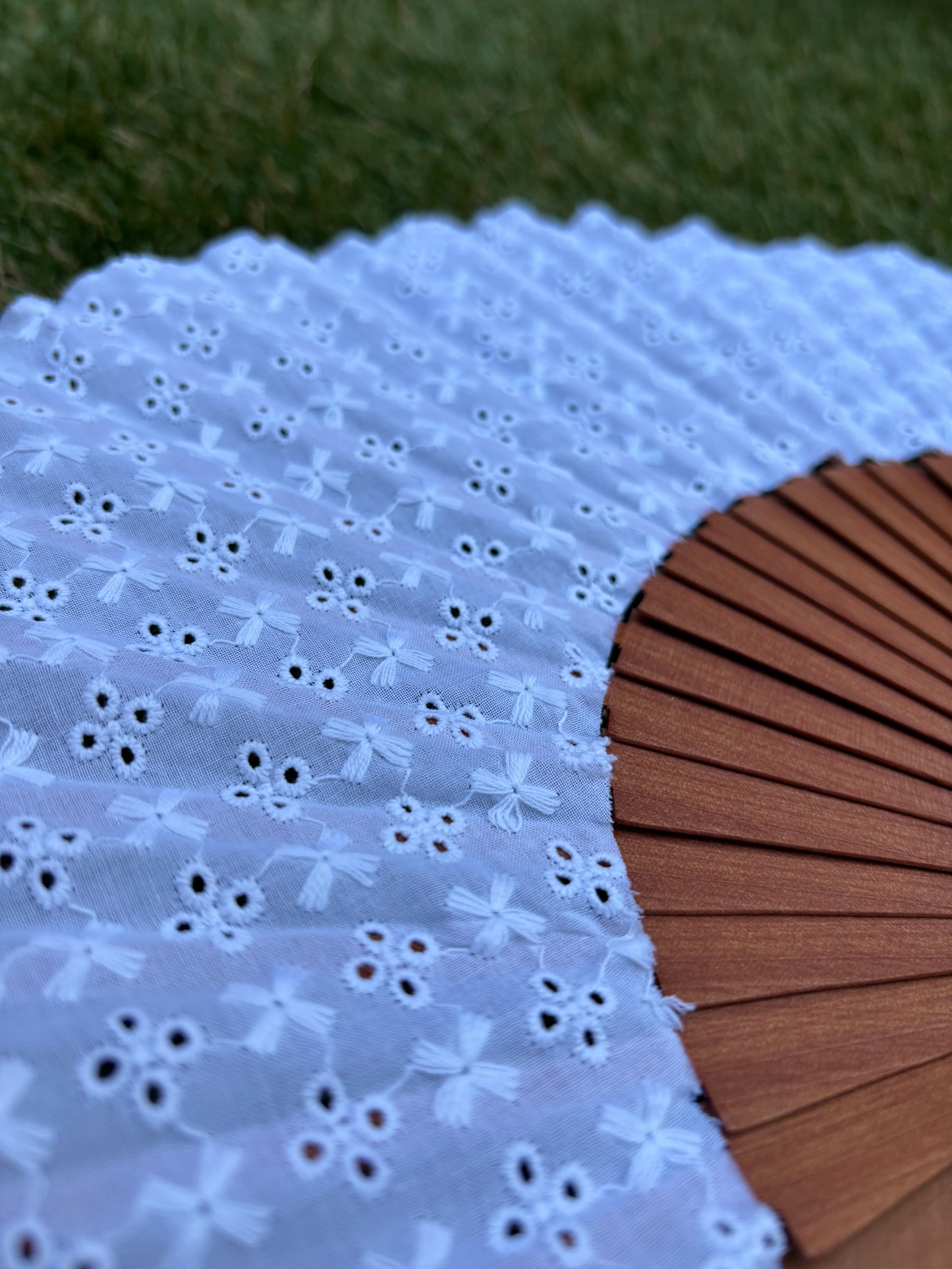 Abanico novia cruces