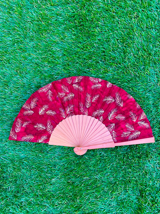 Abanico ramas doradas