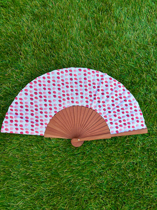 Abanico rojo-rosa