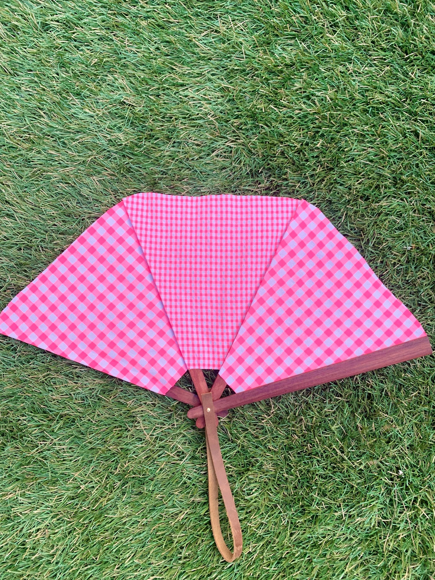 Abanico vela seersucker fucsia