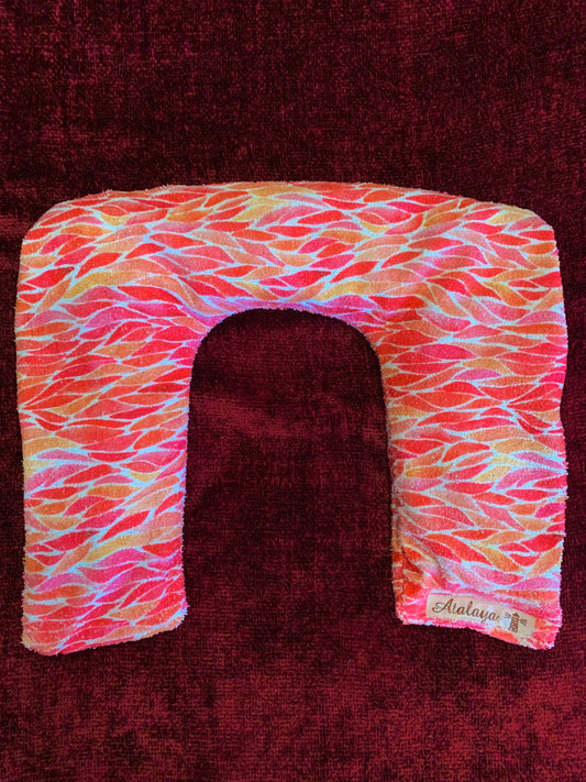 Saco térmico cuello rosa naranja