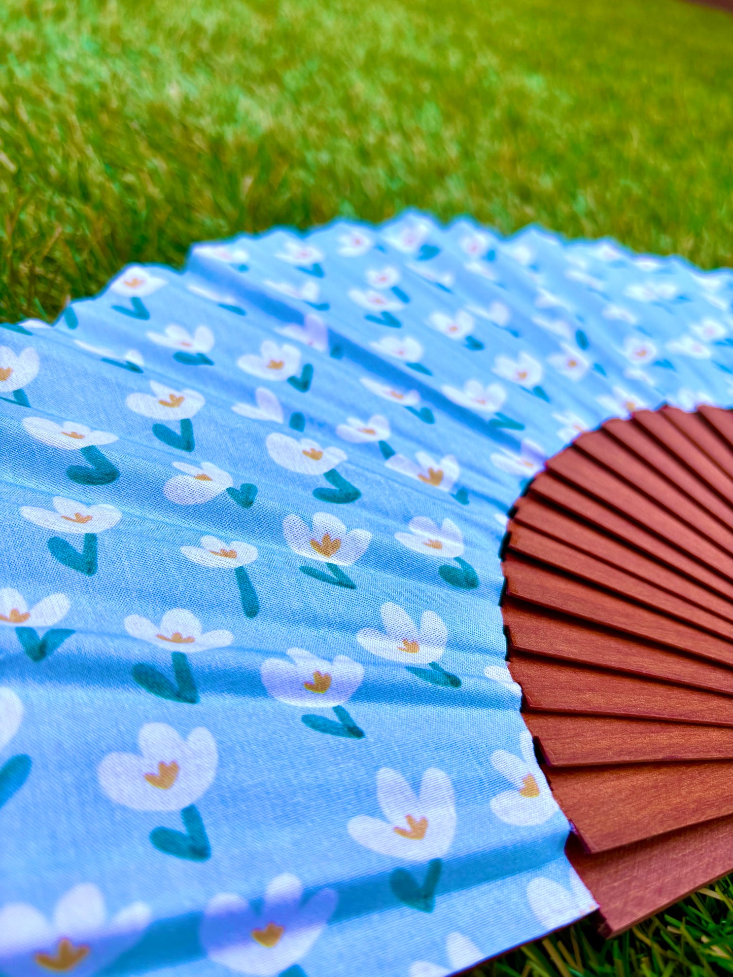 Abanico flores infantiles