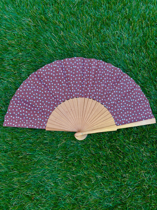 Abanico estrellas azules