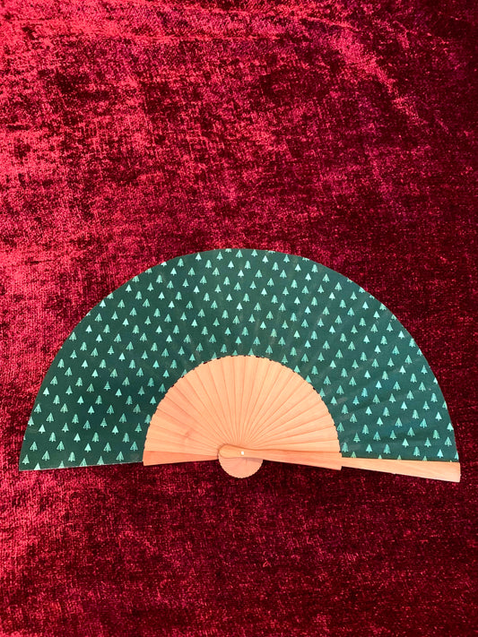 Abanico Navidad arbolitos