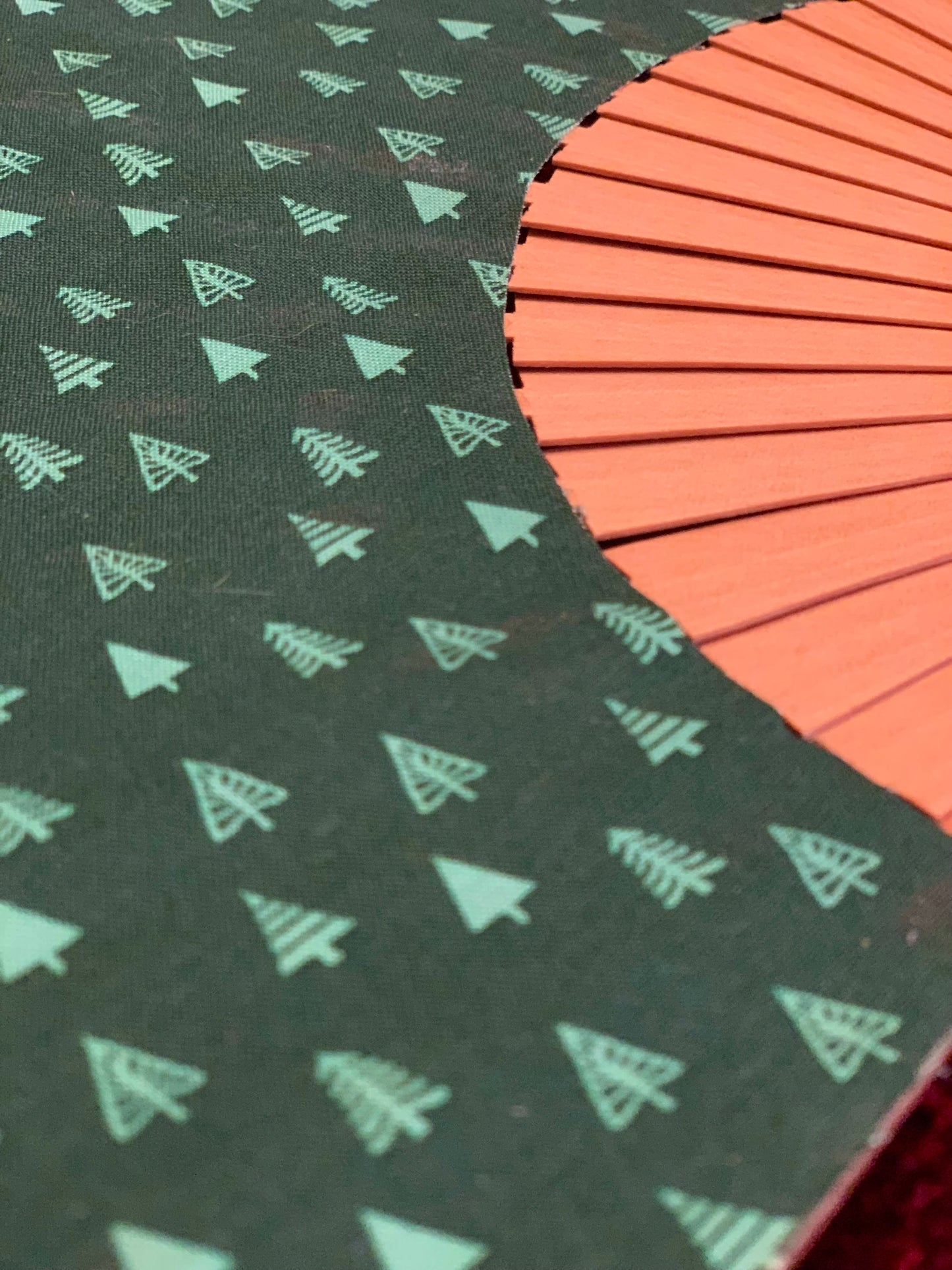 Abanico Navidad arbolitos