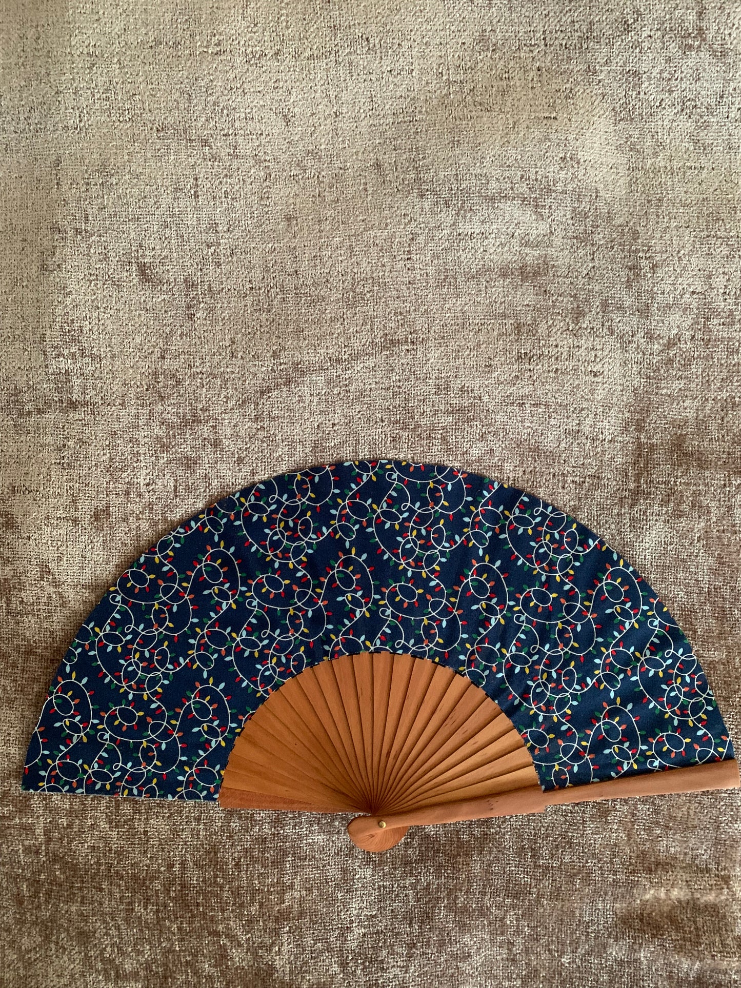 Abanico Navidad luces