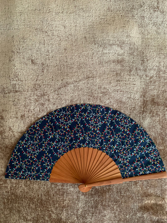 Abanico Navidad luces